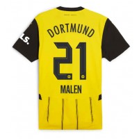 Pánský Fotbalový dres Borussia Dortmund Donyell Malen #21 2024-25 Domácí Krátký Rukáv